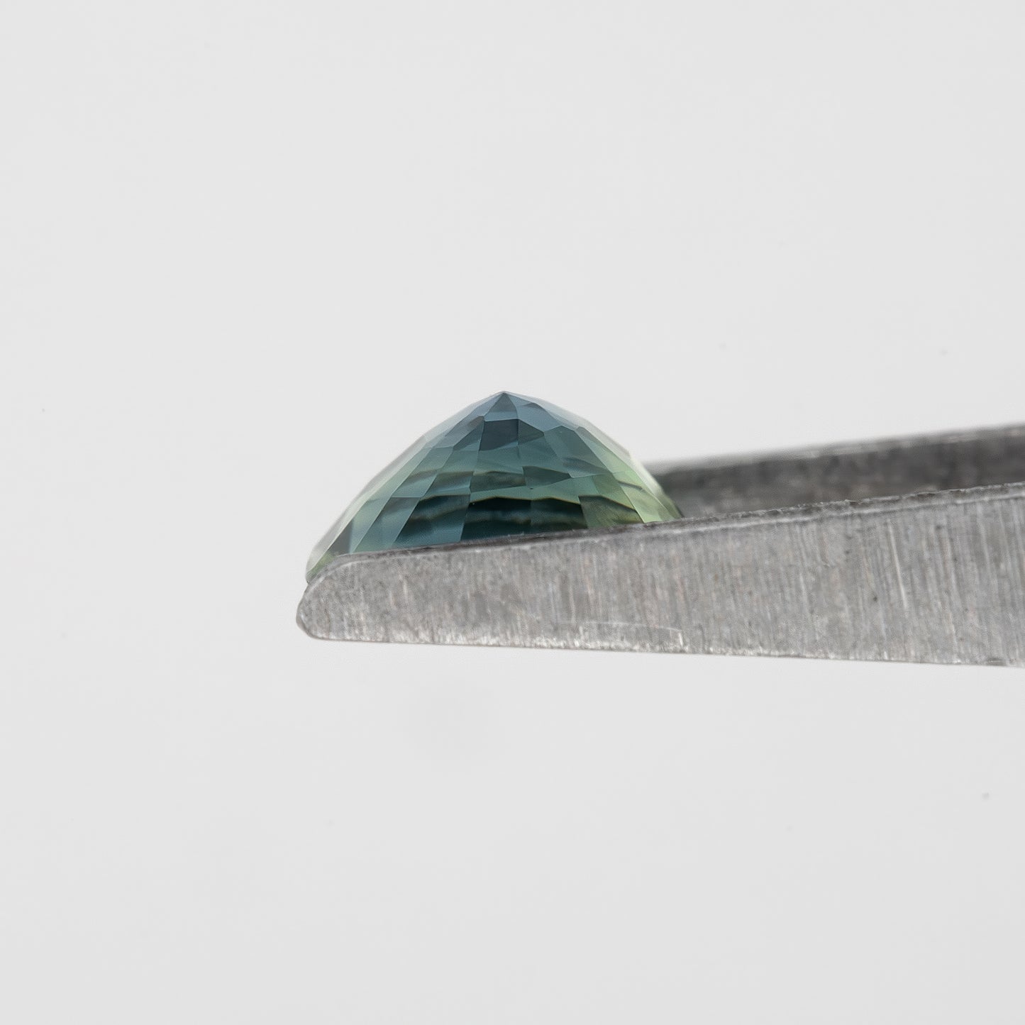 Blue Green Champagne Sapphire | 0.74 Ct Oval Cut Untreated Bi-Color Gemstone | Unique Sapphire for Engagement Ring or Pendant