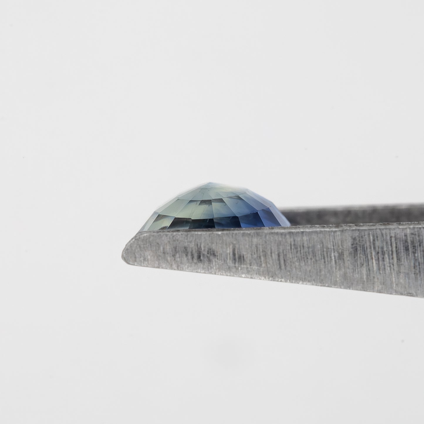 Blue Champagne Sapphire | 0.77 Ct Oval Cut Untreated Bicolor Gemstone | Elegant Sapphire for Engagement Ring or Pendant