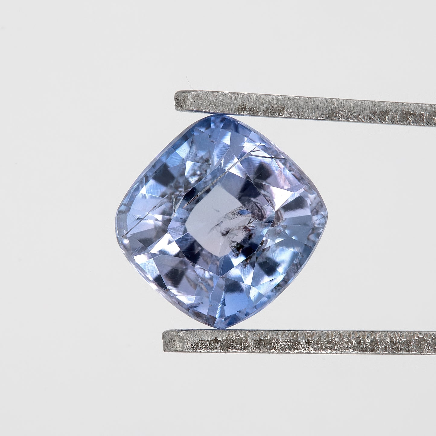Light Blue Champagne Sapphire | 1.18 Ct Cushion Cut Untreated Bicolor Gem | Rare Sapphire for Statement Ring or Pendant
