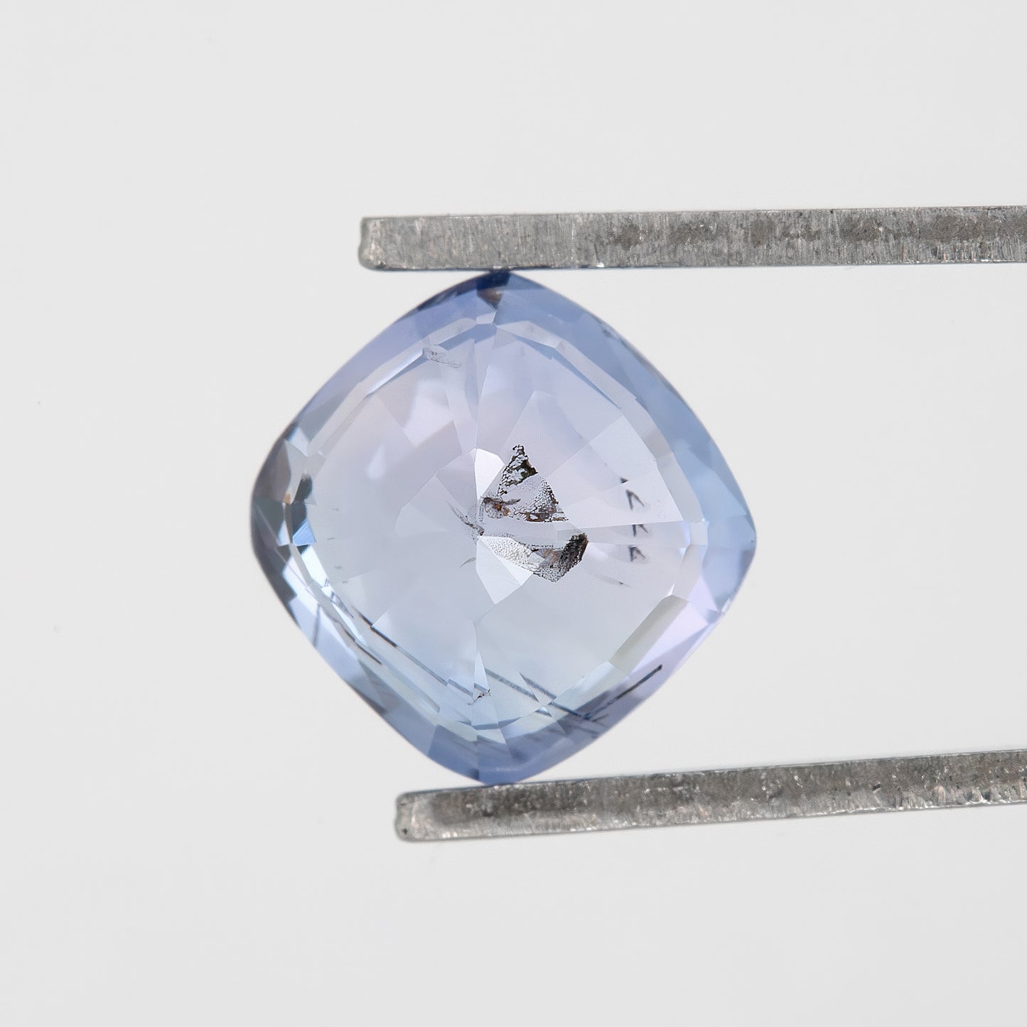 Light Blue Champagne Sapphire | 1.18 Ct Cushion Cut Untreated Bicolor Gem | Rare Sapphire for Statement Ring or Pendant