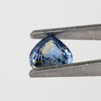 Blue Champagne Bicolor Sapphire | 0.96 Ct Pear Cut Untreated Natural Gem | Rare Loose Sapphire for Custom Jewelry | Elegant Drop Shape