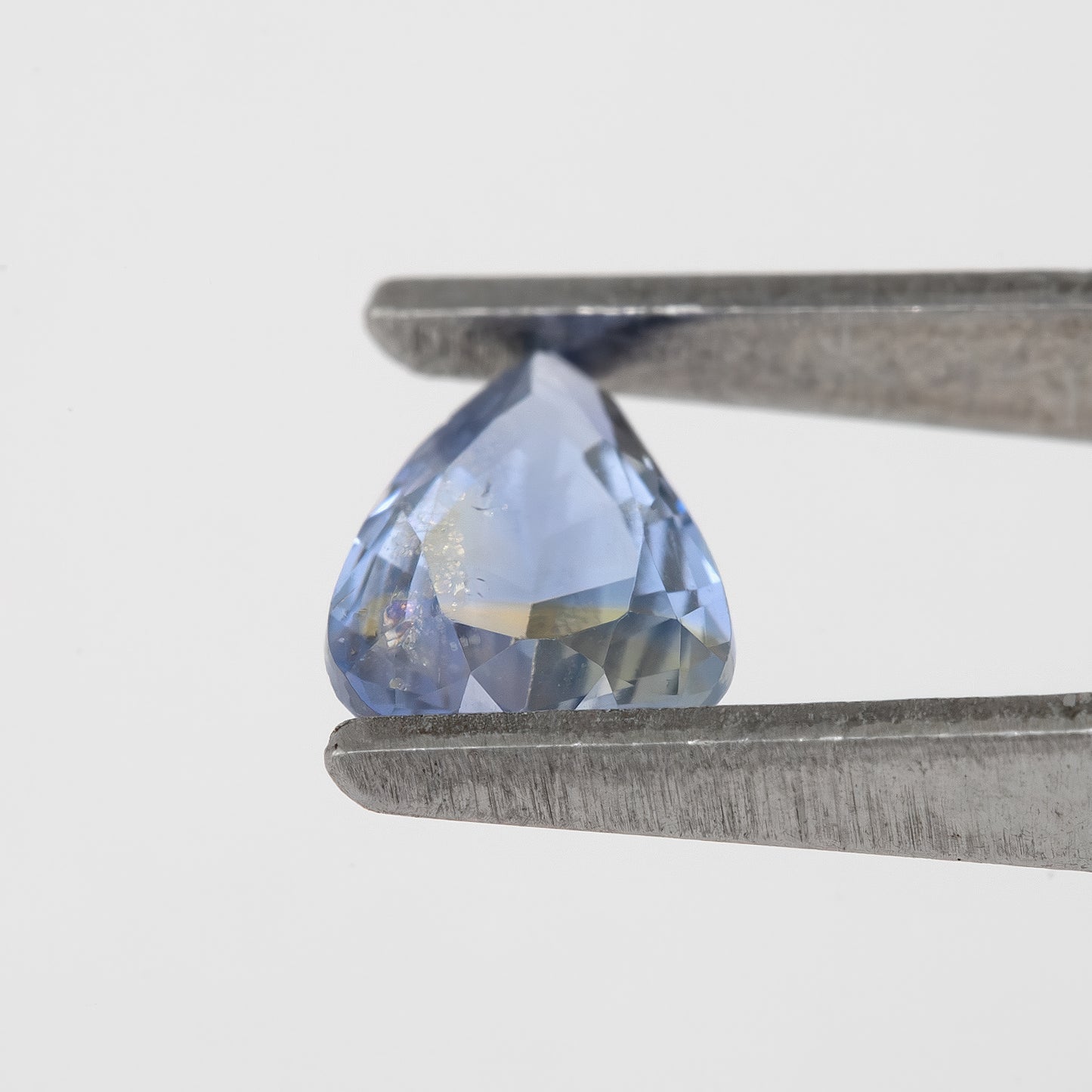 Lavender Blue Champagne Bicolor Sapphire | 0.82 Ct Pear Cut Untreated Gem | Elegant Teardrop Loose Sapphire for Jewelry Creation
