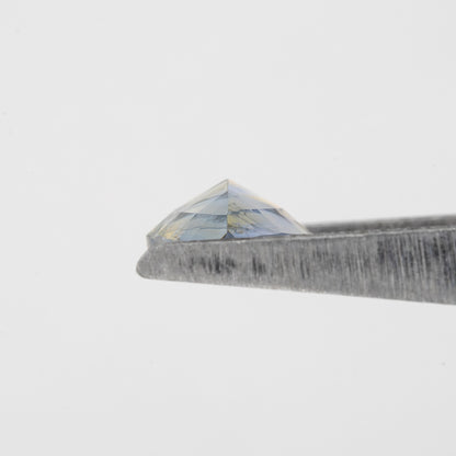 Lavender Blue Champagne Bicolor Sapphire | 0.82 Ct Pear Cut Untreated Gem | Elegant Teardrop Loose Sapphire for Jewelry Creation
