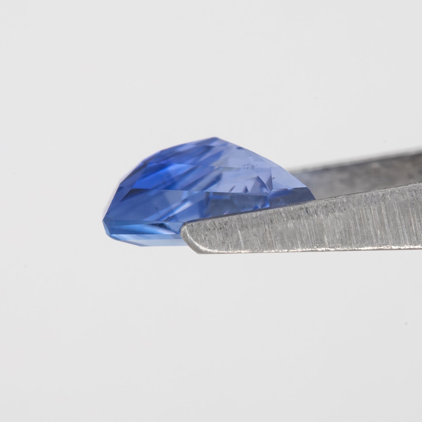 Violetish Royal Blue 1.28 Ct Sapphire | Unheated Geometric Natural Gemstone | Unique Fancy Cut for Modern Rings & Fine Jewelry
