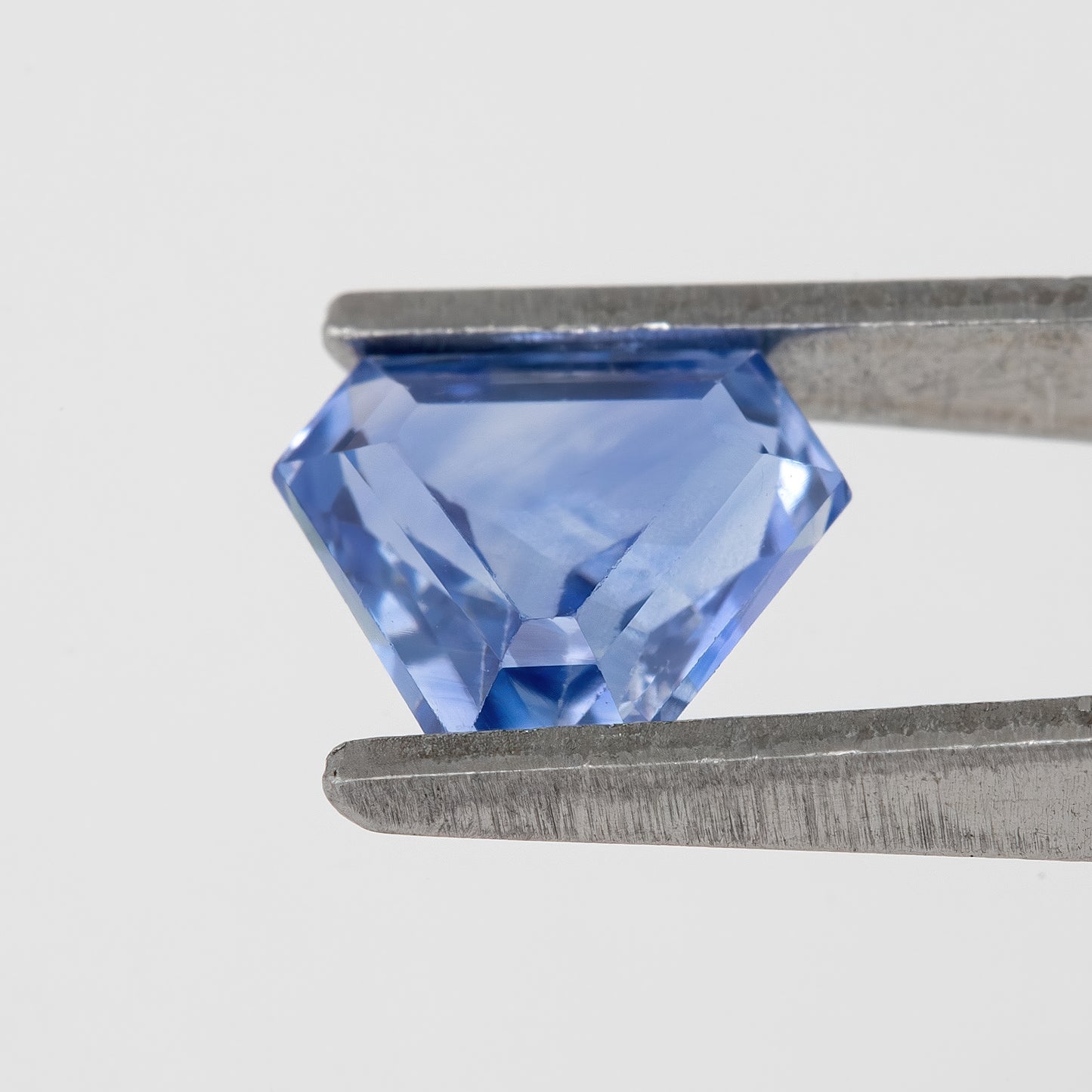 Cornflower Blue 1.20 Ct Sapphire | Untreated Geometric Fancy Cut Gemstone | Natural Sapphire for Modern Rings & Artistic Fine Jewelry