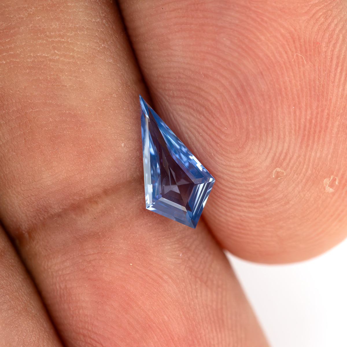 0.85 ct 天然ブルーサファイア（菱形）、石の画像8、SKU KK359