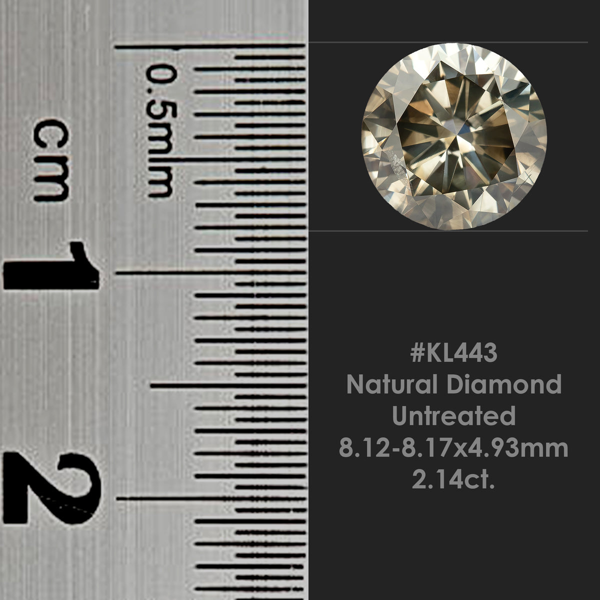 Natural diamond KL443 exact item view 22