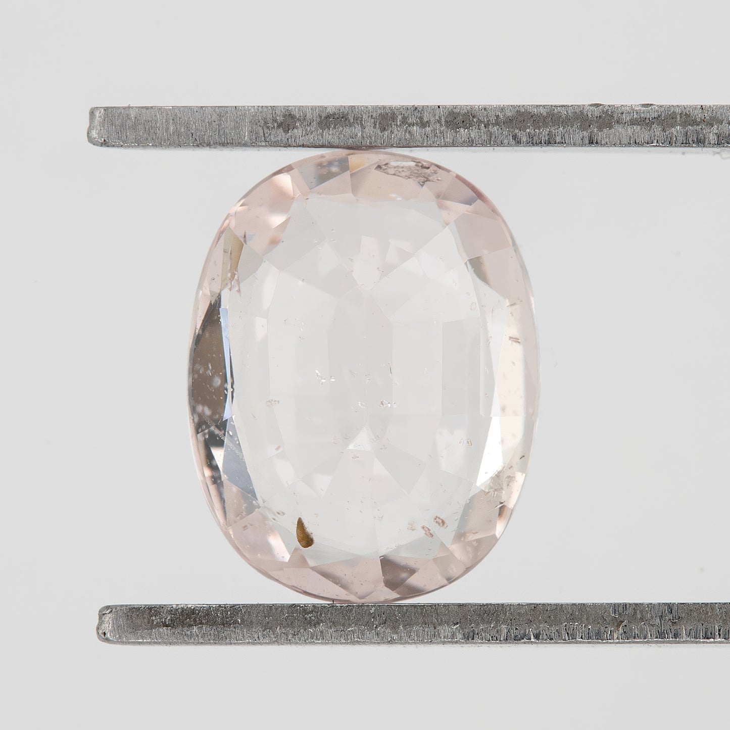 1.40 Ct Natural Peach Sapphire – Oval Cut Heated African Gemstone for Engagement Rings