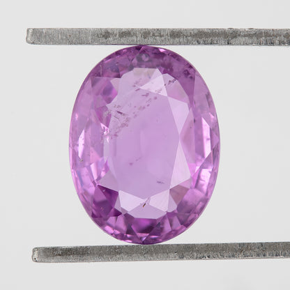 1.90 Ct Natural Purple Sapphire – Oval Cut Heated African Gem for Statement Rings or Fine Jewelry Design