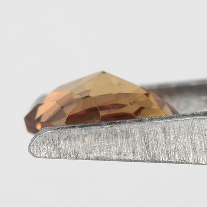 Honey Brown 0.79 Ct Asscher Cut Natural Sapphire | Heated | Visible Inclusions | Earthy Gem for Custom Rings, Pendants & Fine Jewelry