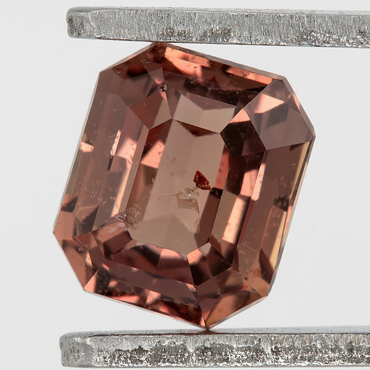 Terra Brown 0.96 Ct Emerald Cut Sapphire | Natural Heated Gemstone | Earthy Rustic Gem for Bold Rings, Pendants & Artisan Jewelry