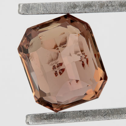 Terra Brown 0.96 Ct Emerald Cut Sapphire | Natural Heated Gemstone | Earthy Rustic Gem for Bold Rings, Pendants & Artisan Jewelry