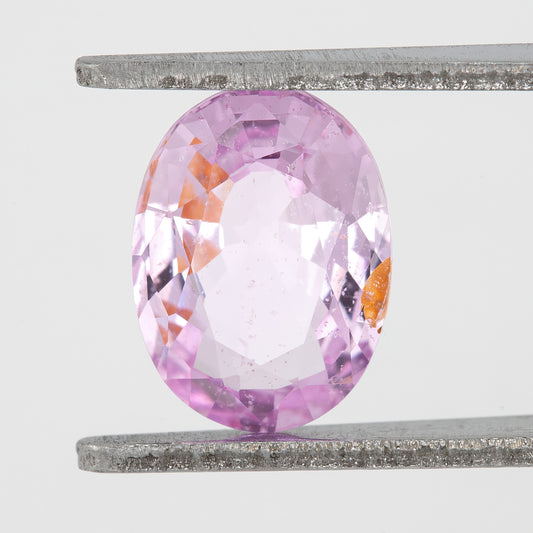 Light Pink Purple Sapphire Oval Cut | Heated Natural Gemstone for Engagement Ring, Cocktail Jewelry or Pendant
