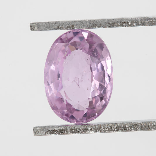 Vivid Pink Natural Sapphire 1.36 Ct | Oval Cut Heated Loose Gemstone | Eye Visible Inclusions | Perfect for Rings or Custom Fine Jewelry