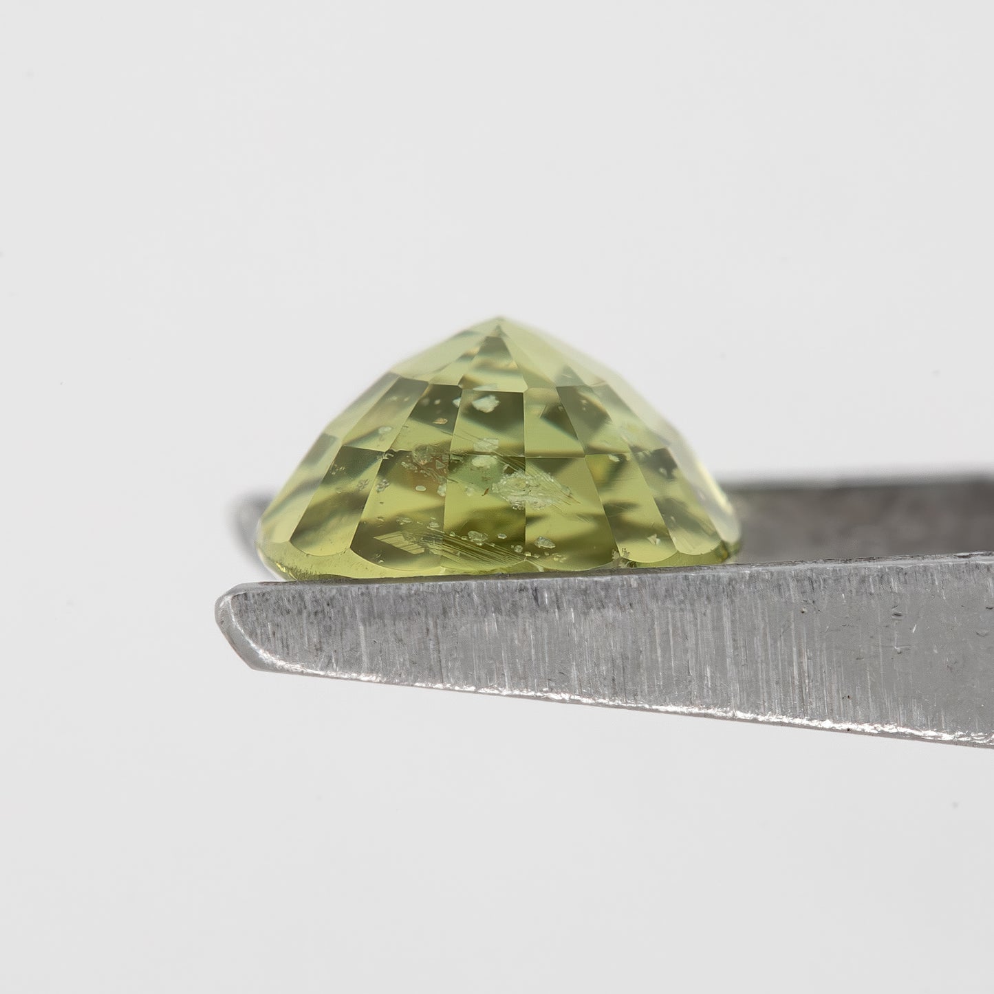 Vibrant Chartreuse Green Natural Sapphire 1.74 Ct | Oval Cut Heated Loose Gemstone | Eye Visible Inclusions | Unique Stone for Statement Ring or Pendant Design