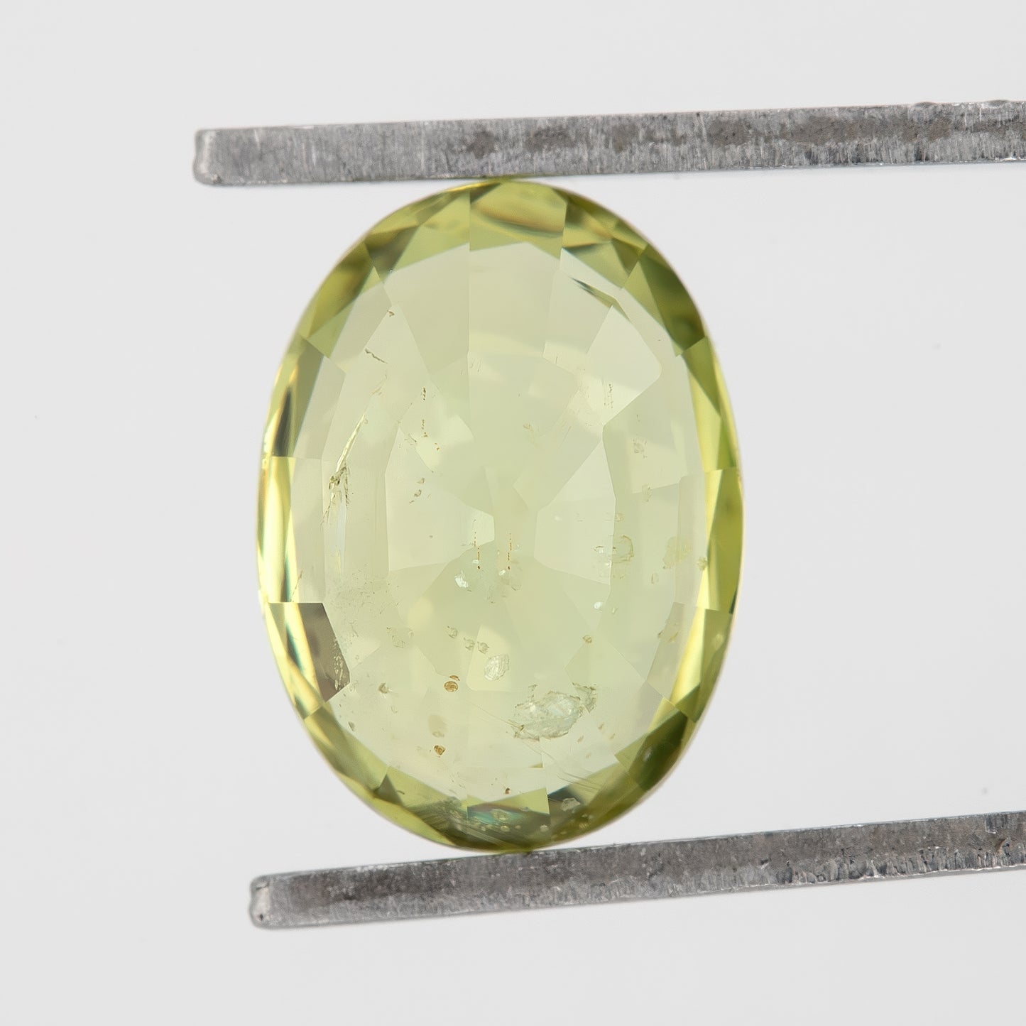Vibrant Chartreuse Green Natural Sapphire 1.74 Ct | Oval Cut Heated Loose Gemstone | Eye Visible Inclusions | Unique Stone for Statement Ring or Pendant Design