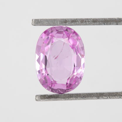 Vivid Pink Sapphire | 0.92ct Oval Cut Heated Gemstone with Inclusions | Loose Stone for Cocktail Ring or Bold Jewelry Design