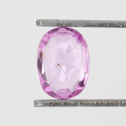 Vivid Pink Sapphire | 0.92ct Oval Cut Heated Gemstone with Inclusions | Loose Stone for Cocktail Ring or Bold Jewelry Design