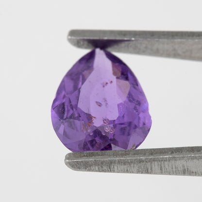 Rich Purple with Blue Undertones Sapphire | 1.06ct Pear Cut Heated Loose Gemstone with Inclusions | For Bold Rings & Custom Fine Jewelry