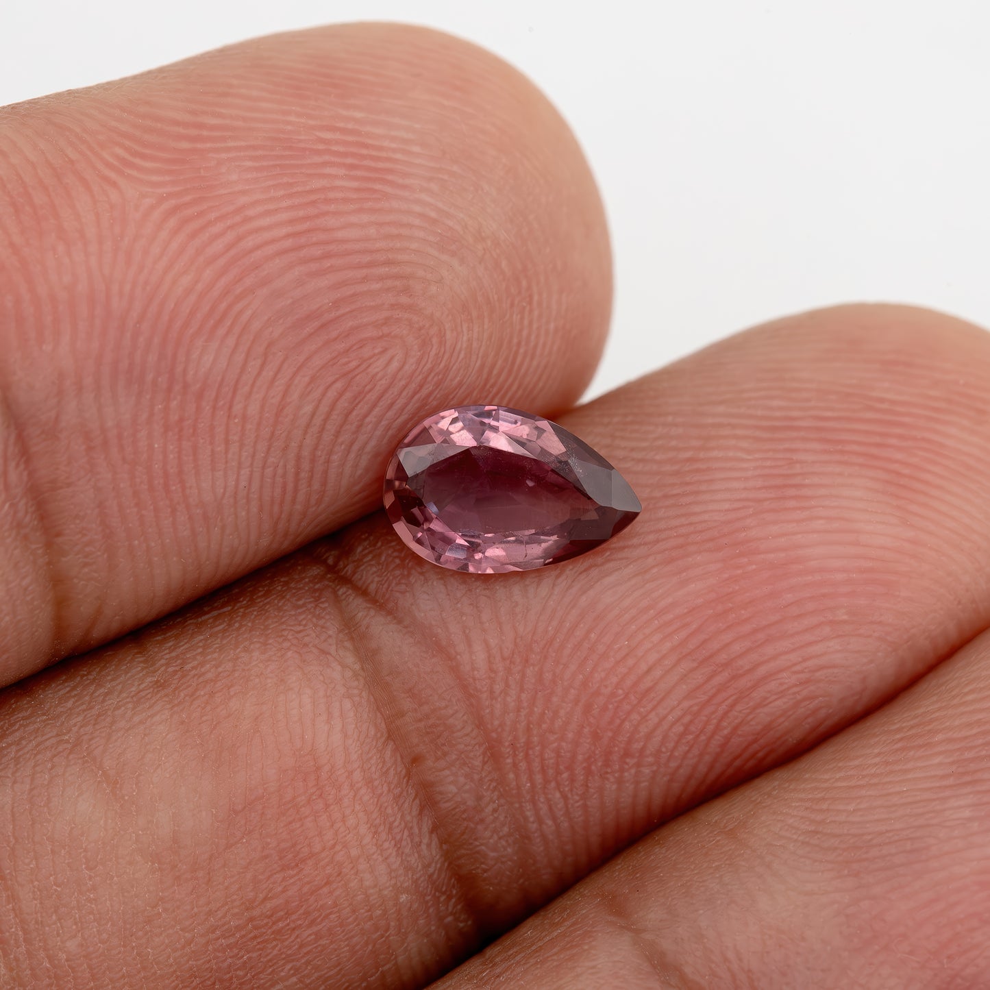 Deep Rose Purple Sapphire Pear Cut | Heated Gemstone for Custom Ring | Pendant | Cocktail or Fine Jewelry