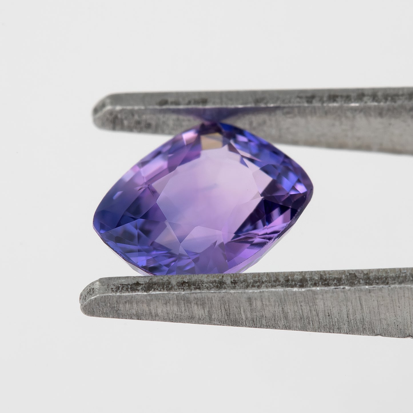 Vivid Violet-Blue Sapphire | 0.96ct Untreated Cushion Cut Loose Gemstone | Rare Color Sapphire for High-End Jewelry Designs