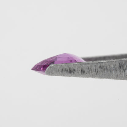 Bright Pinkish Purple Sapphire | 0.66ct Trillion Cut Heated Natural Gemstone | For Unique Engagement Rings & Fine Jewelry