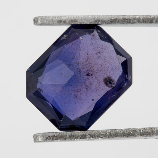 Deep Royal Blue with Violet Undertone Sapphire | 2.07ct Emerald Cut Heated Natural Gemstone | For Engagement Rings and Fine Jewelry Designs