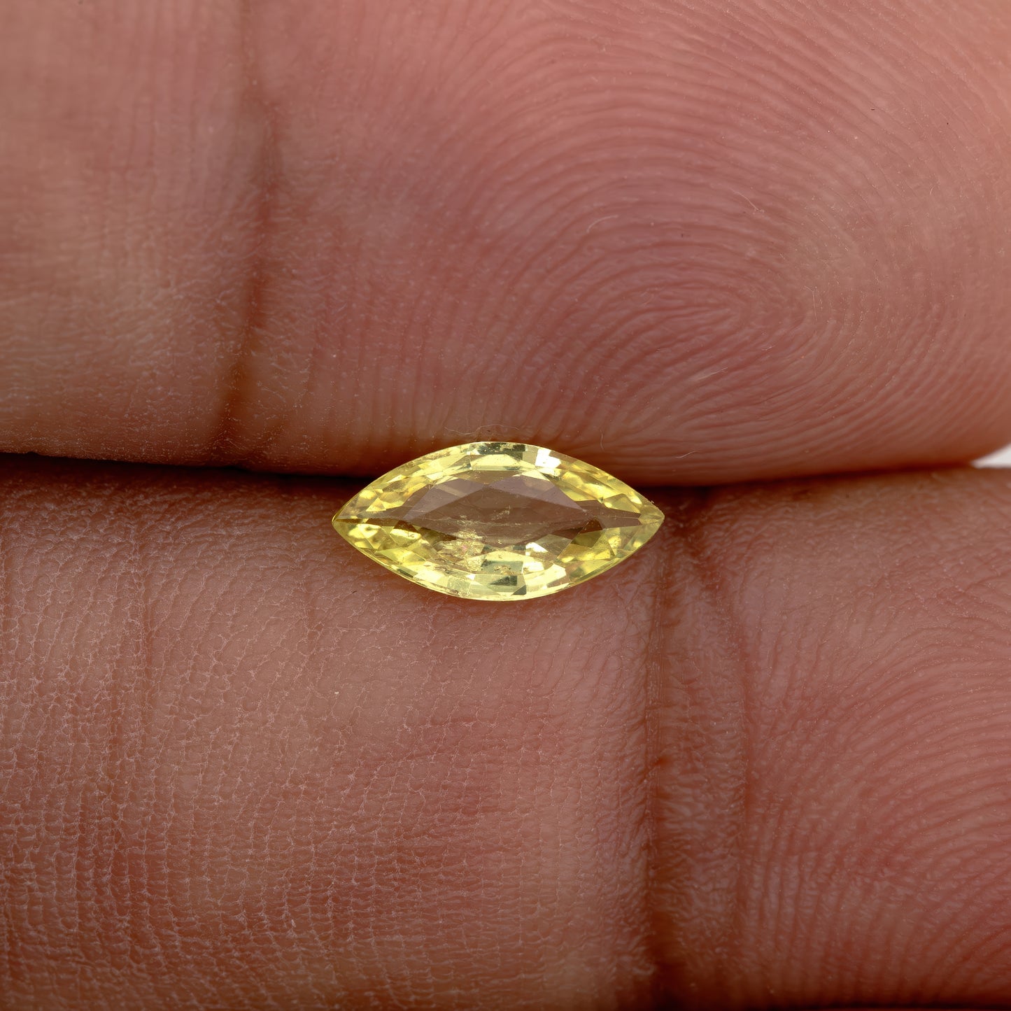 Bright Yellow Sapphire 0.69 Ct | Marquise Cut Heated Loose Gemstone | Eye-Clean Mined Sapphire for Rings or Jewelry | Custom Design Ready