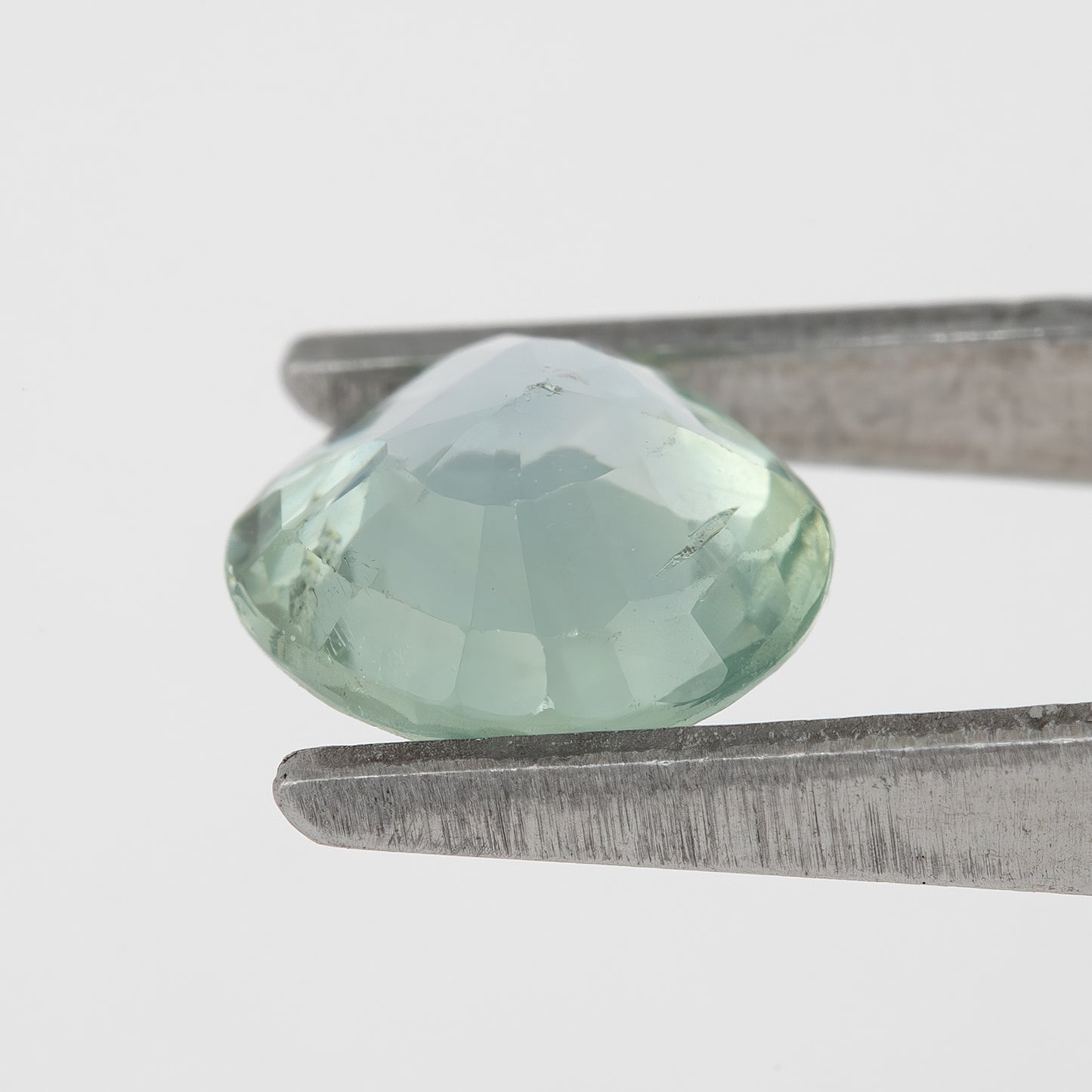 Light Green Sapphire 1.61 Ct | Cushion Cut Heated Loose Gemstone with Inclusions | Ideal for Fine Custom Jewelry Design