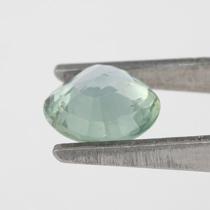 Light Green Sapphire 1.61 Ct | Cushion Cut Heated Loose Gemstone with Inclusions | Ideal for Fine Custom Jewelry Design
