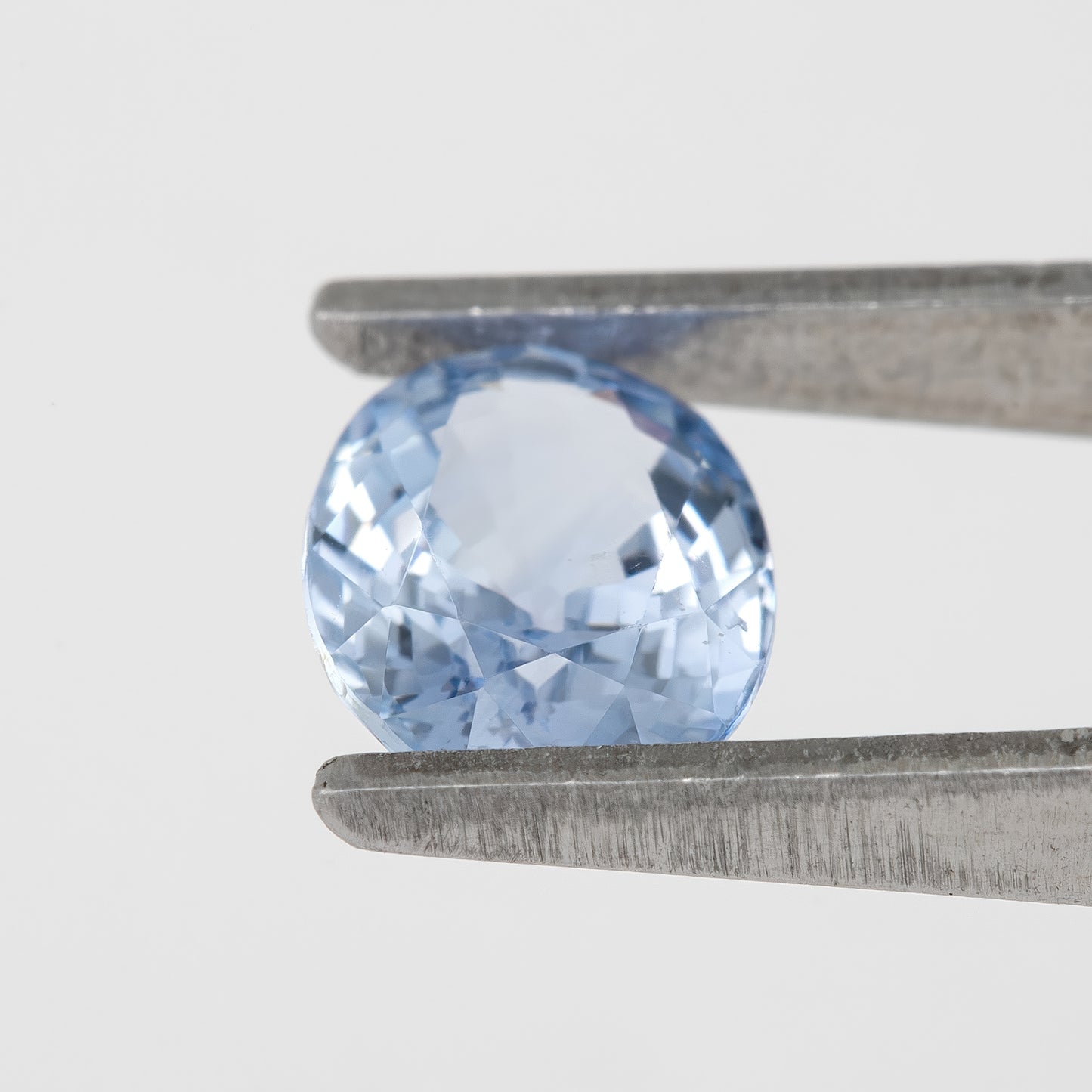 Sky Blue Sapphire 1.31 Ct | Oval Cut Heated Loose Gemstone with Visible Inclusions | Perfect for Custom Jewelry and Heirloom Ring