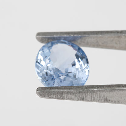 Sky Blue Sapphire 1.31 Ct | Oval Cut Heated Loose Gemstone with Visible Inclusions | Perfect for Custom Jewelry and Heirloom Ring