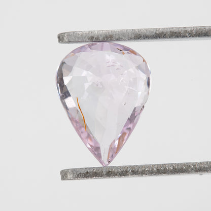 Light Pastel Pink Sapphire 1.05 Ct | Pear Cut Heated Loose Gemstone | Perfect for Dainty Engagement Rings or Fine Custom Jewelry