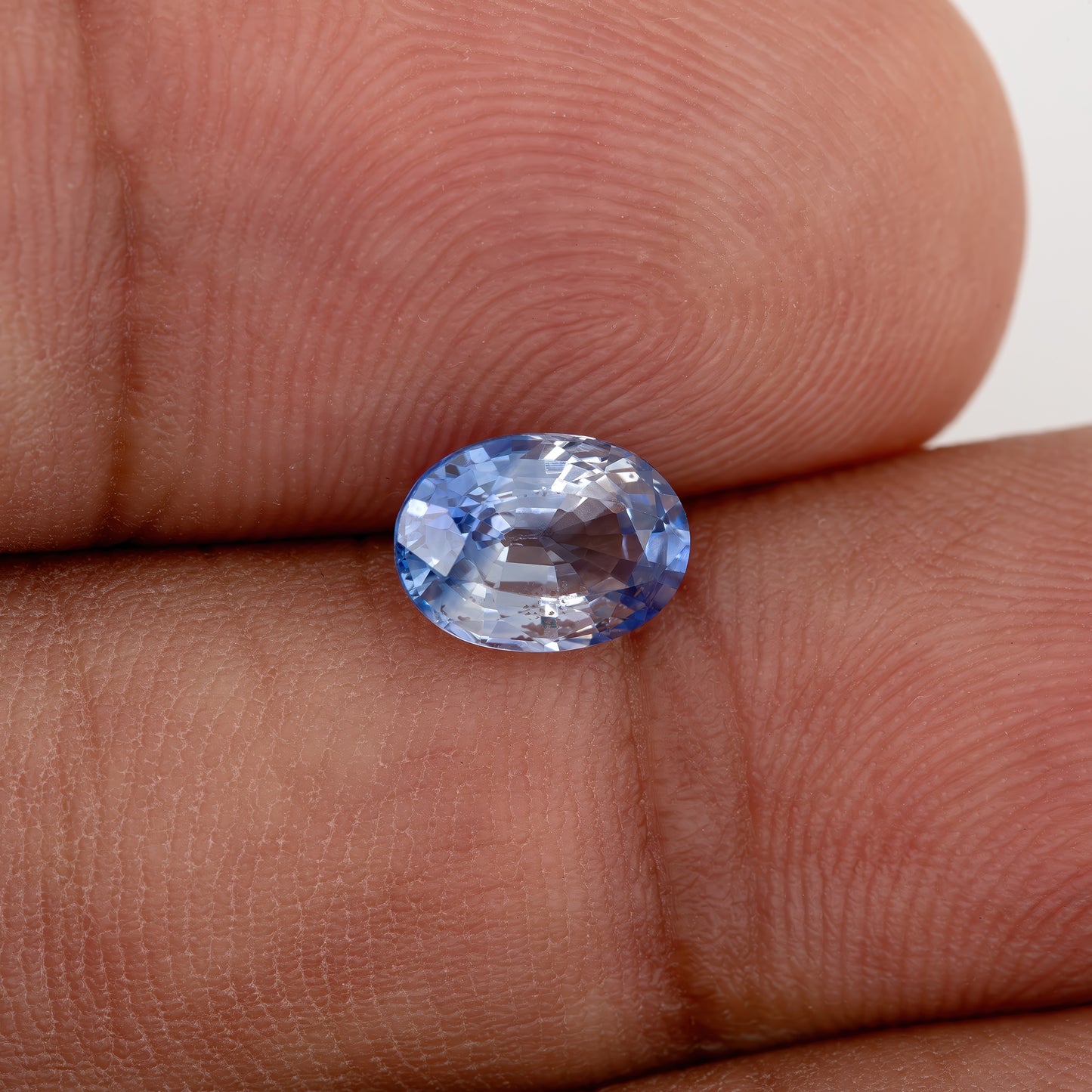Light Blue Sapphire 1.35 Ct | Oval Cut Heated Loose Gemstone | Ideal for Fine Jewelry, Rings, Pendants | Custom Design Ready