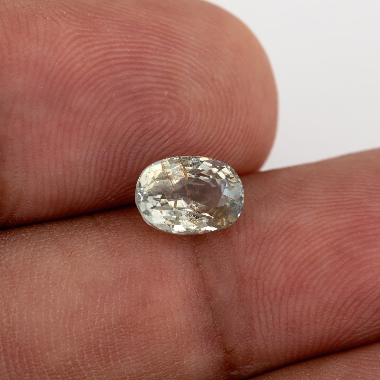Grayish Green Sapphire 2.14 Ct | Natural Oval Cut Heated Gemstone | Rare Eye-Catching Stone for Engagement Rings & Fine Jewelry Designs