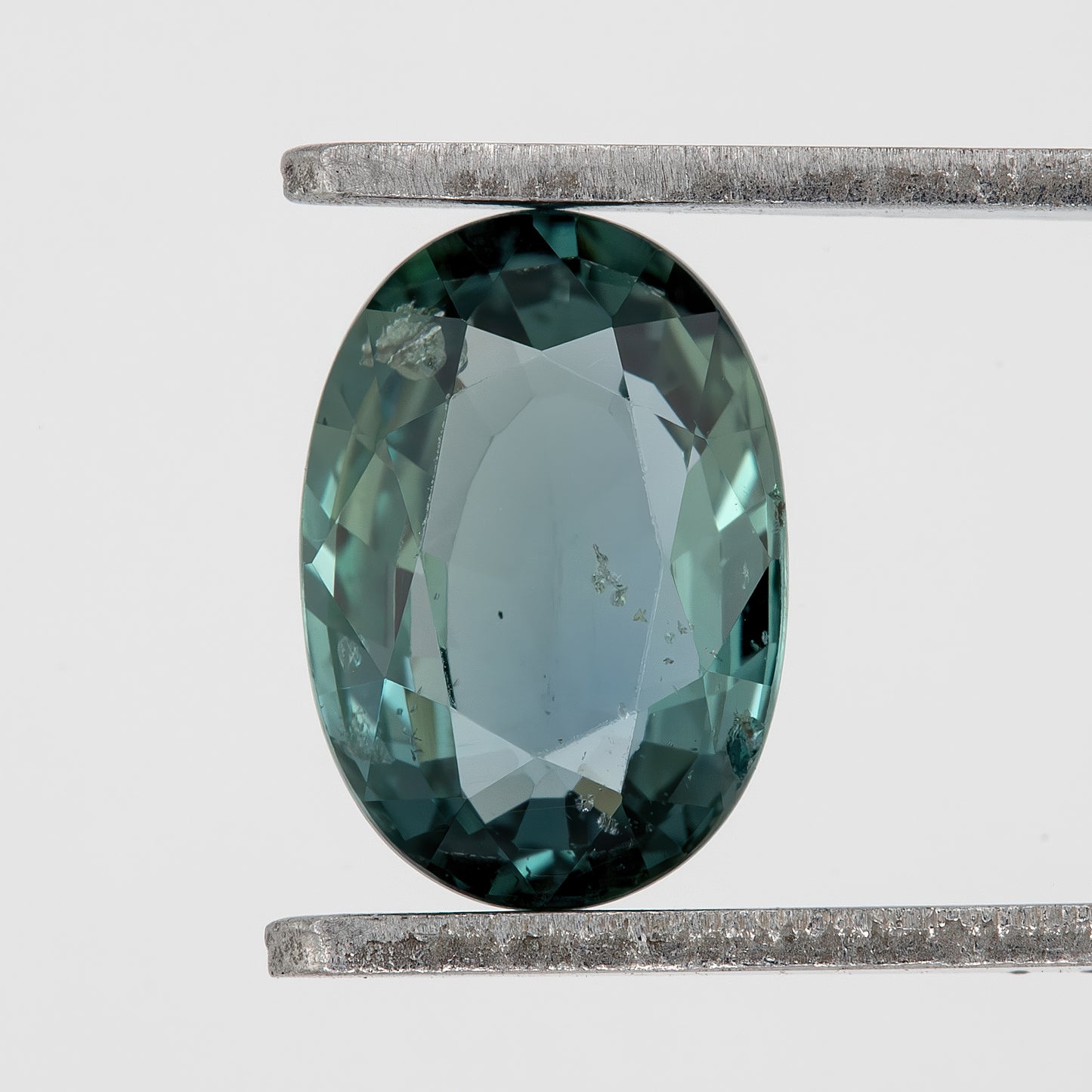 Deep Teal Green Sapphire 1.44 Ct | Natural Heated Oval Sapphire Gemstone | Earthy Green-Blue Color for Statement Rings & Pendants