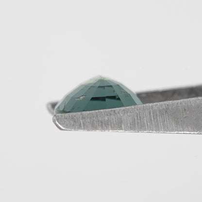 Deep Teal Green Sapphire 1.44 Ct | Natural Heated Oval Sapphire Gemstone | Earthy Green-Blue Color for Statement Rings & Pendants