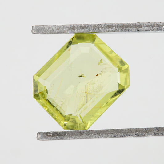 Bright Lemon Yellow Sapphire 1.34 Ct | Heated Emerald Cut Natural Gemstone | Unique Yellow Sapphire for Rings & Fine Jewelry