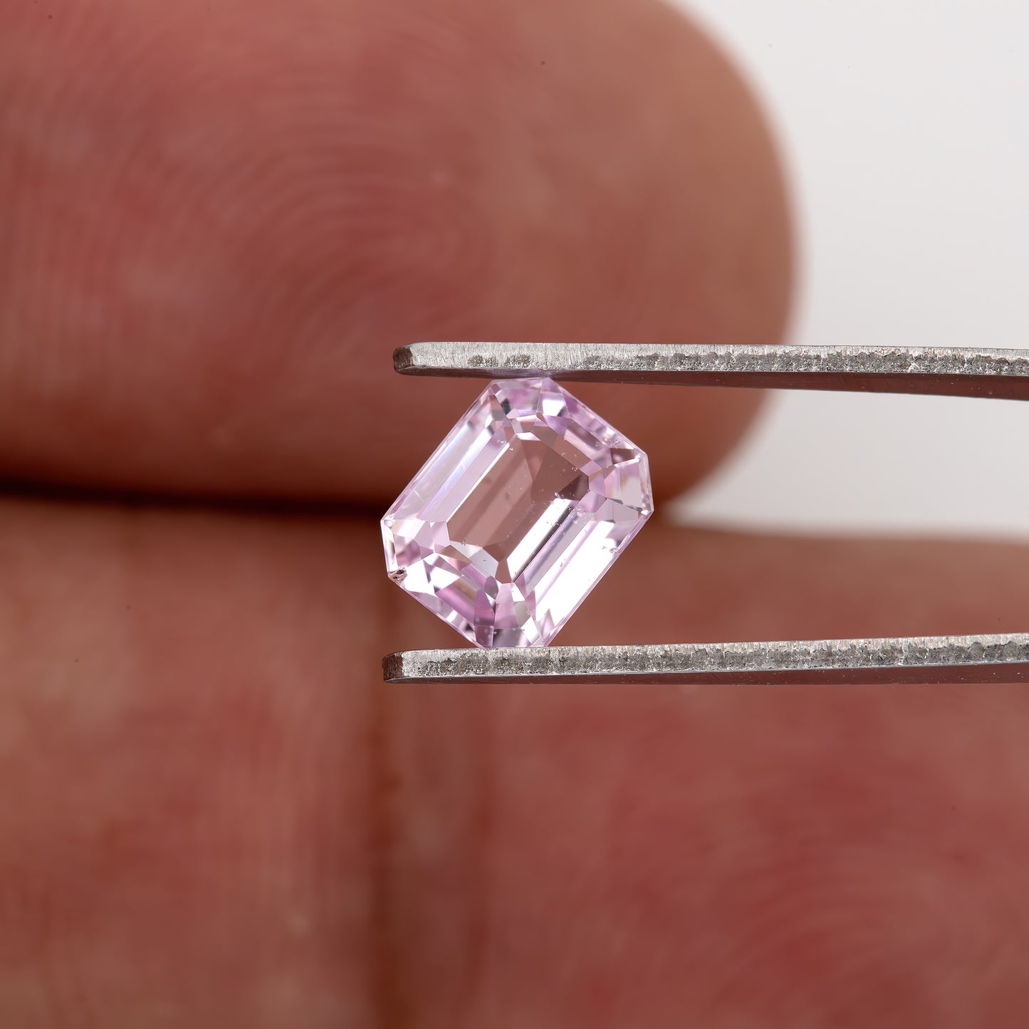 Light Pink Sapphire Emerald Cut | 1.33ct Heated Natural Gemstone | Loose Stone for Engagement Ring | Fine Jewelry Design