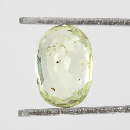 Pale Lemon Yellow Sapphire Oval Cut | 2.09ct Heated Natural Gemstone | Loose Stone for Ring | Statement or Fine Jewelry