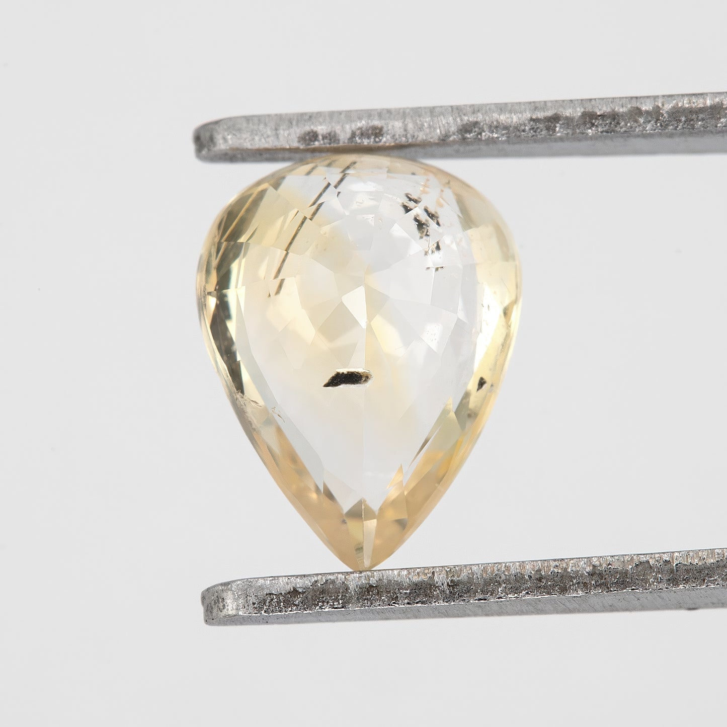 Soft Pastel Yellow Sapphire Pear Cut | 1.18ct Heated Natural Gemstone | Loose Stone for Ring | Pendant | Fine Jewelry