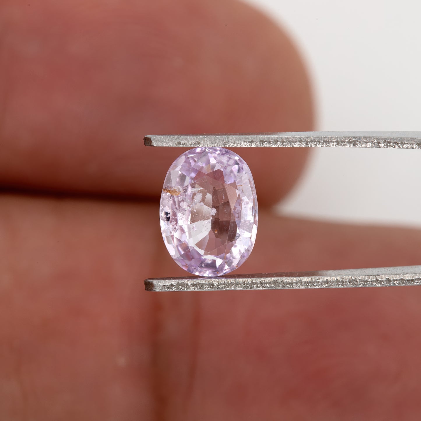 Light Lavender Purple Sapphire Oval Cut | 1.42ct Heated Natural Gemstone | Loose Stone for Fine Jewelry | Engagement Ring Design