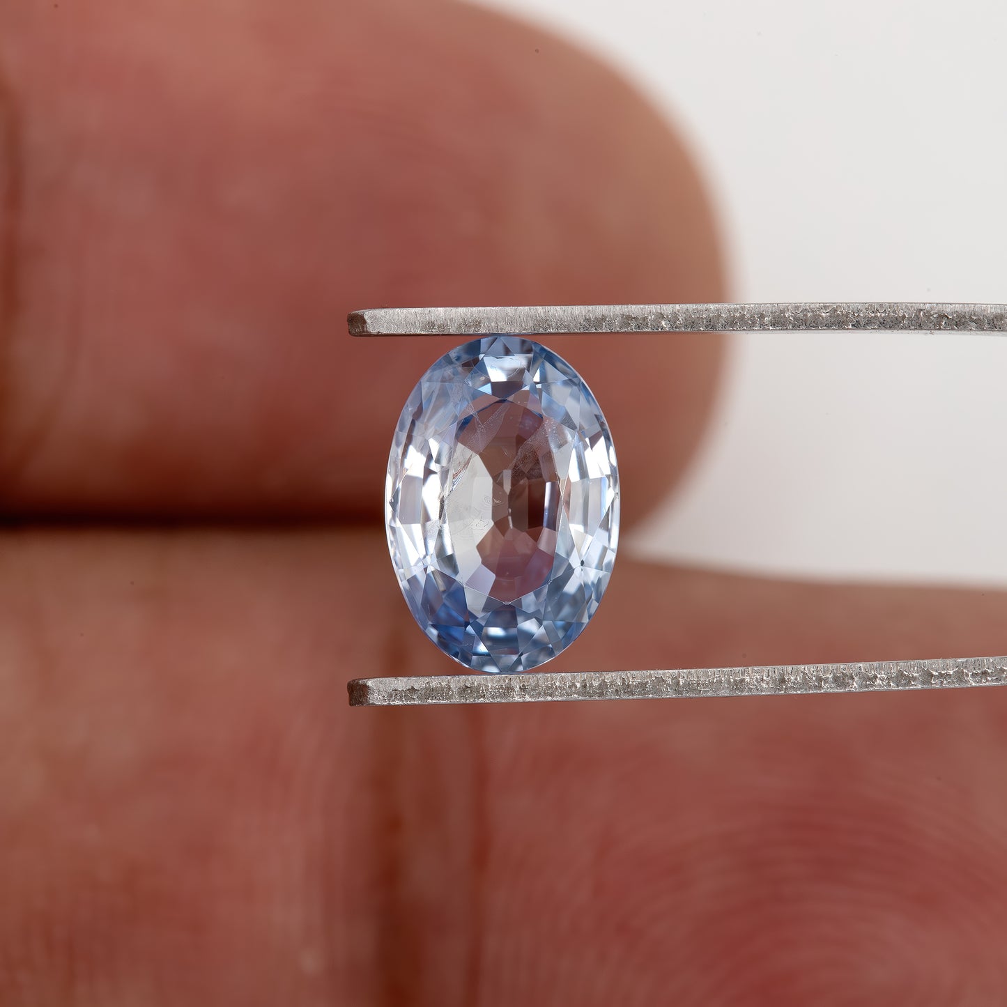 Light Icy Blue Sapphire Round Cut | 1.58ct Heated Natural Gemstone | Loose Stone for Engagement Ring | Custom Fine Jewelry