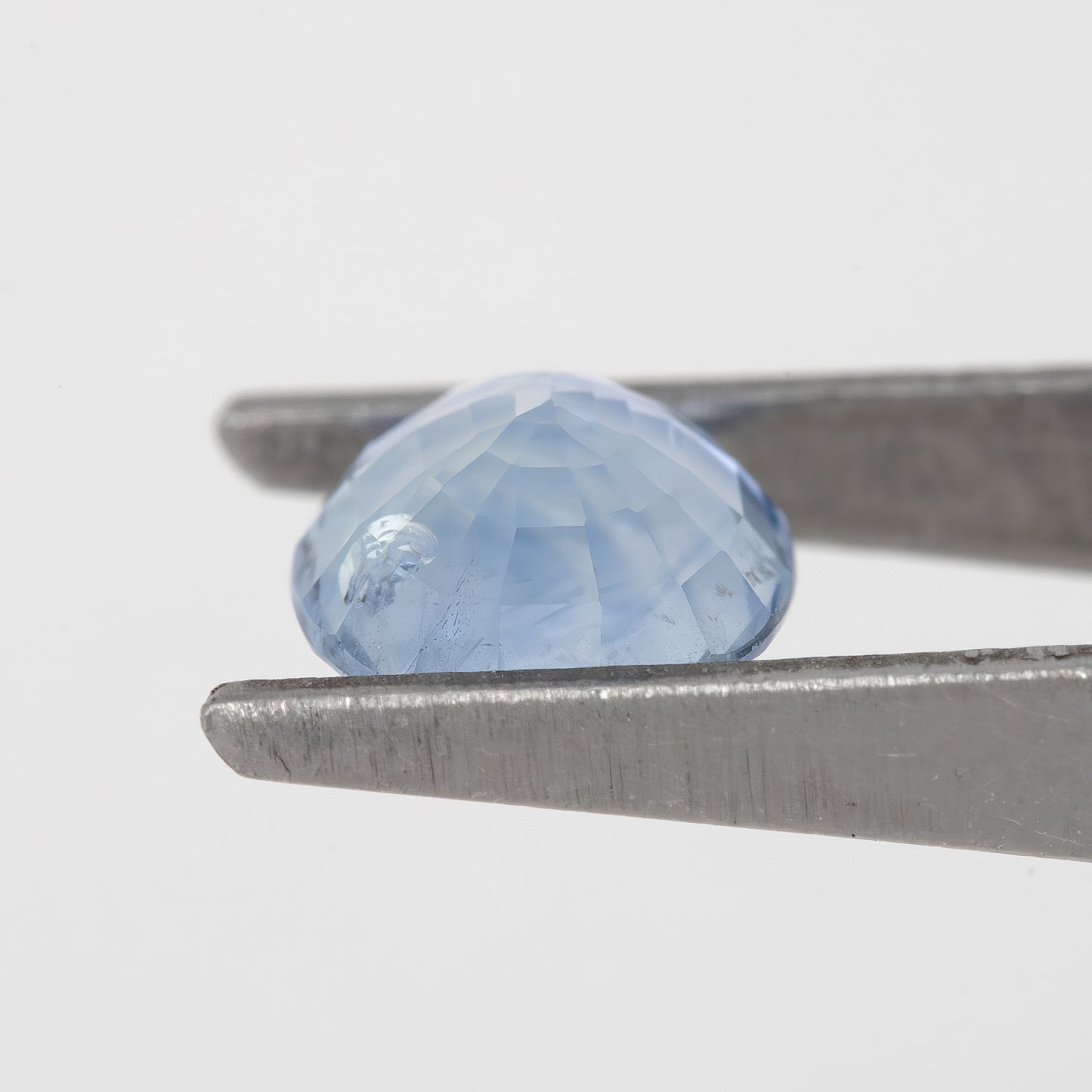Light Icy Blue Sapphire Round Cut | 1.58ct Heated Natural Gemstone | Loose Stone for Engagement Ring | Custom Fine Jewelry
