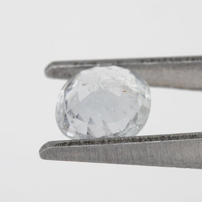 Near Colorless Icy White Sapphire Oval Cut | 1.47ct Heated Natural Gemstone | Loose Stone for Custom Ring | Pendant | Fine Jewelry