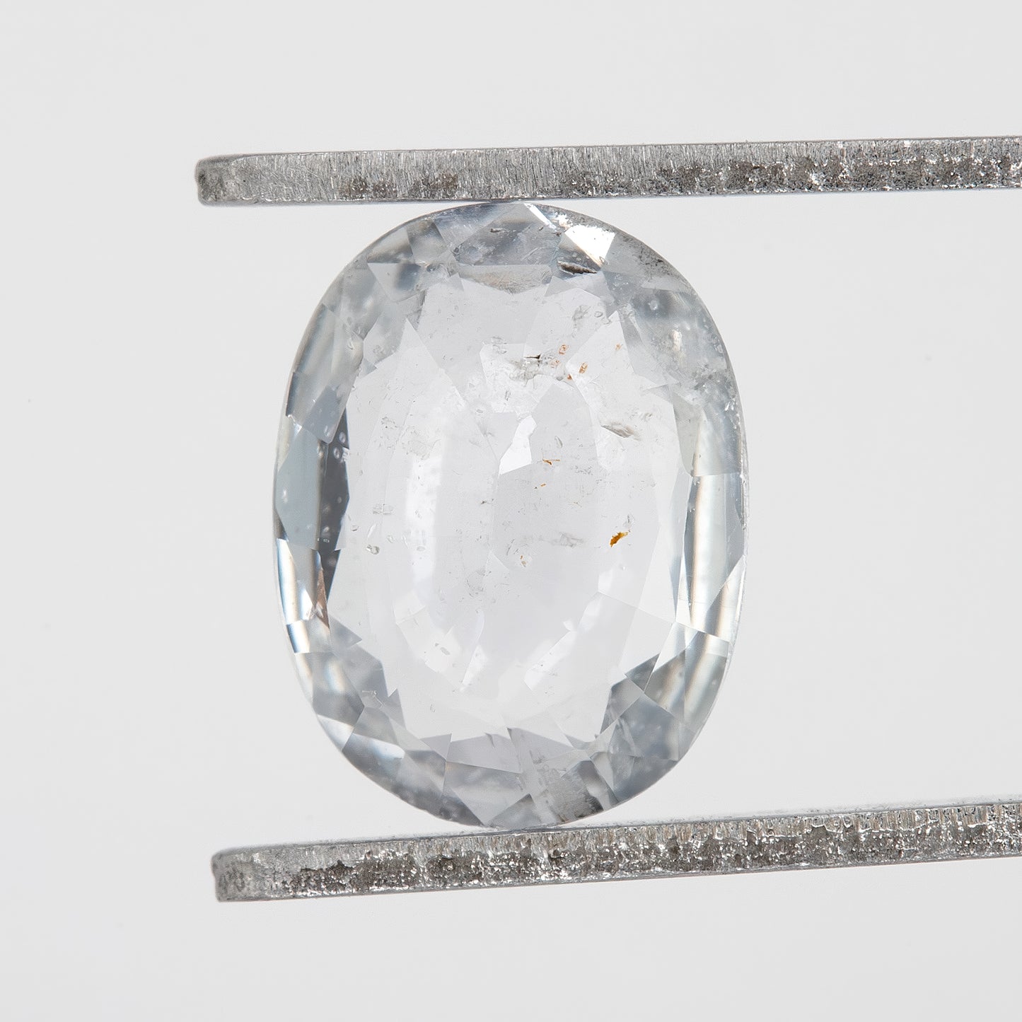 Near Colorless Icy White Sapphire Oval Cut | 1.47ct Heated Natural Gemstone | Loose Stone for Custom Ring | Pendant | Fine Jewelry