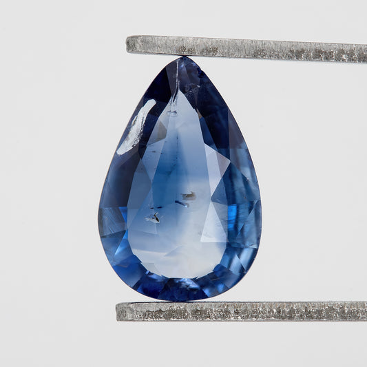 Deep Ocean Blue Sapphire Pear Cut | 1.12ct Heated Natural Gemstone | Loose Stone for Custom Jewelry | Engagement Ring | Pendant