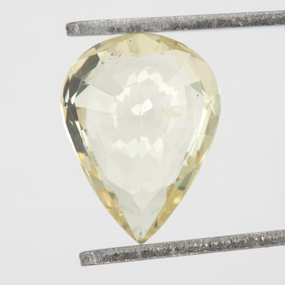 Soft Golden Yellow Sapphire Pear Cut | 2.08ct Heated Natural Gemstone | Loose Stone for Engagement Ring | Pendant | Fine Jewelry