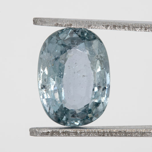 Icy Light Blue Sapphire Oval Cut | 2.22ct Heated Natural Gemstone | Loose Stone for Engagement Ring | Pendant | Fine Jewelry