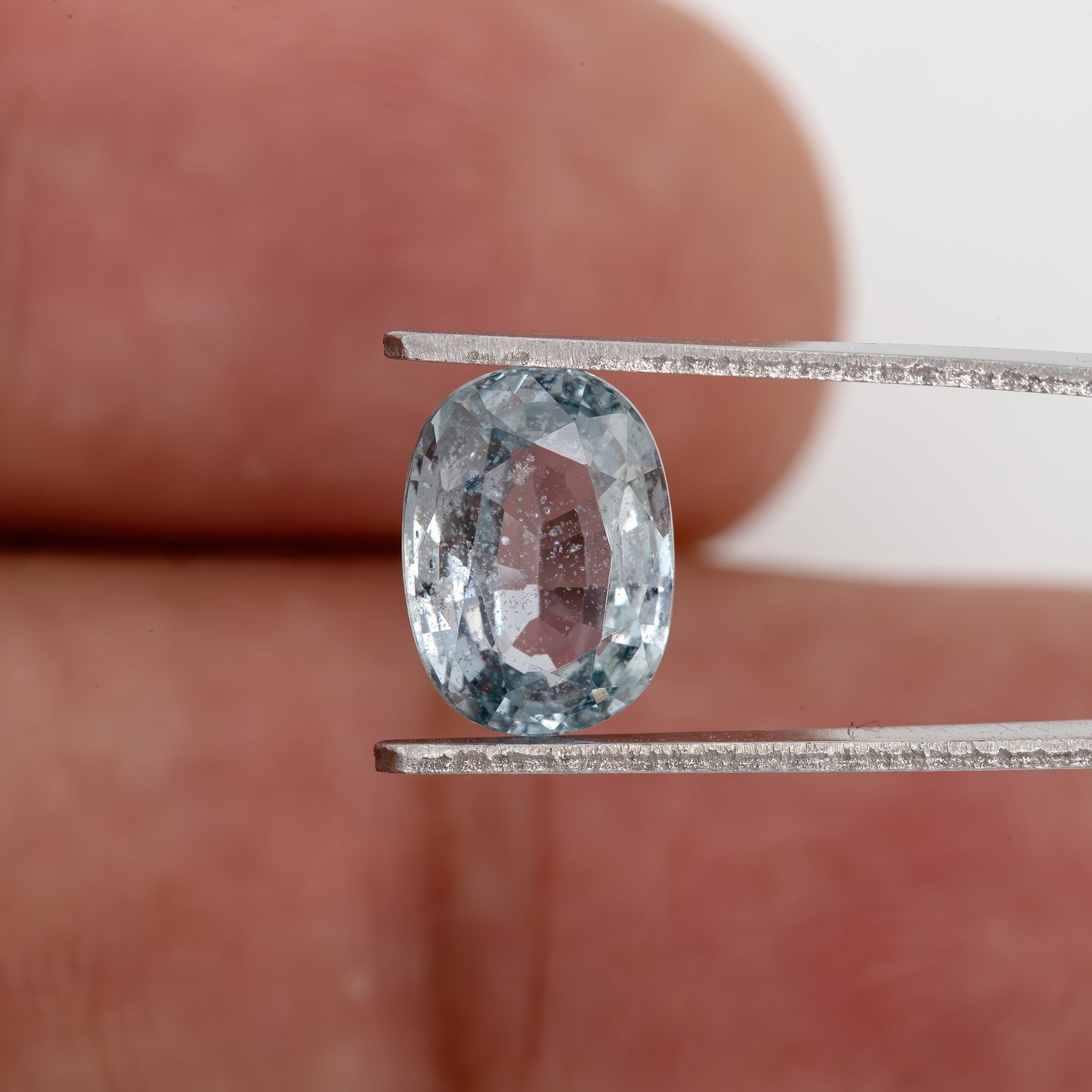 Icy Light Blue Sapphire Oval Cut | 2.22ct Heated Natural Gemstone | Loose Stone for Engagement Ring | Pendant | Fine Jewelry